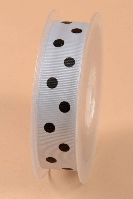 7/8" X 17yds Grosgrain Shell Grey