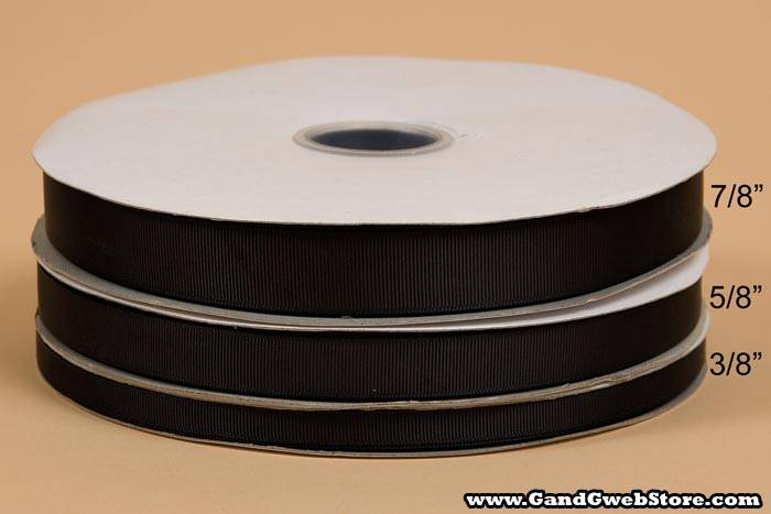 Grosgrain Ribbon Black