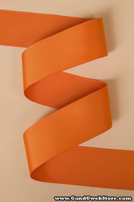 Grosgrain Ribbon Torrid Orange