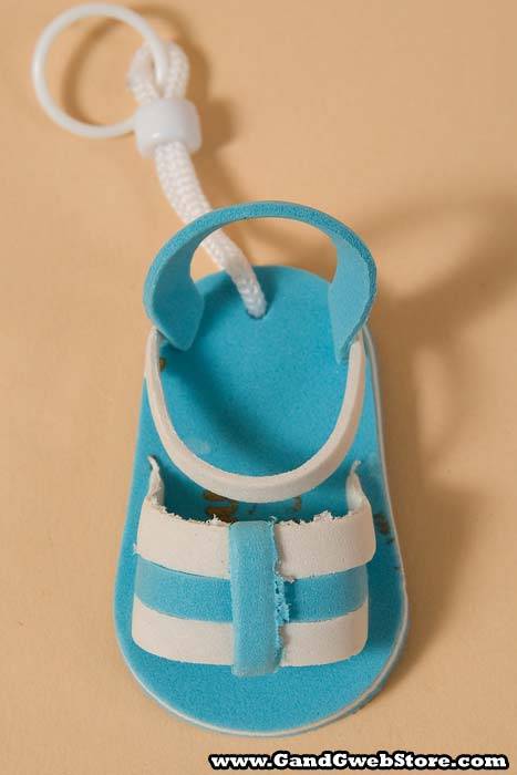 2.5" Baby Sandals Blue Pkg/12