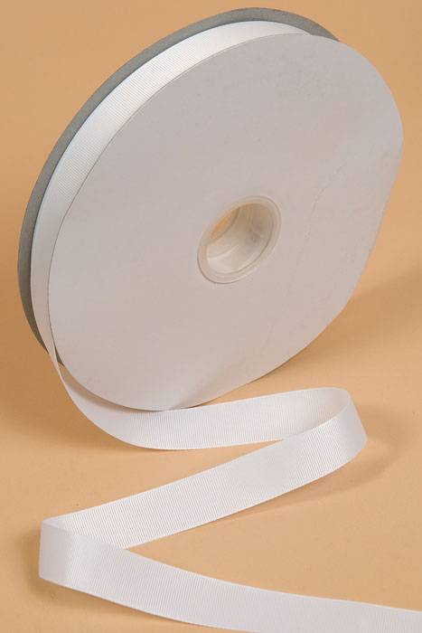 Grosgrain Ribbon White