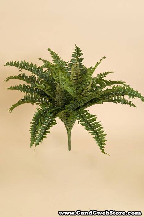 34" Artificial Boston Fern Green