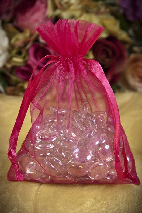 5" X 7" Organza Pouches Beauty Pkg/12