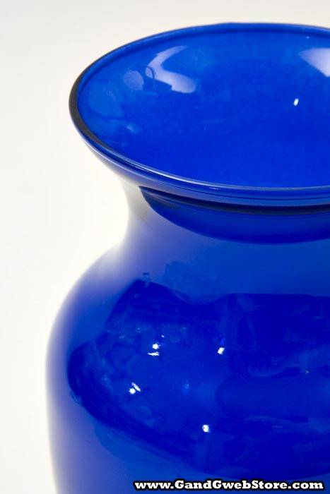 8" Rose Vase Cobalt Blue