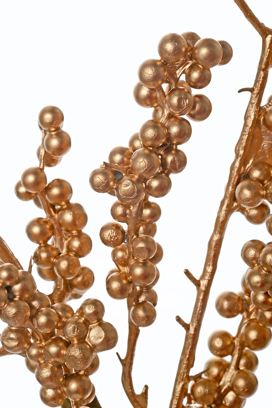 31" Metallic Berry Spray Gold