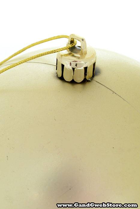 150mm Matt Plastic Ball Gold