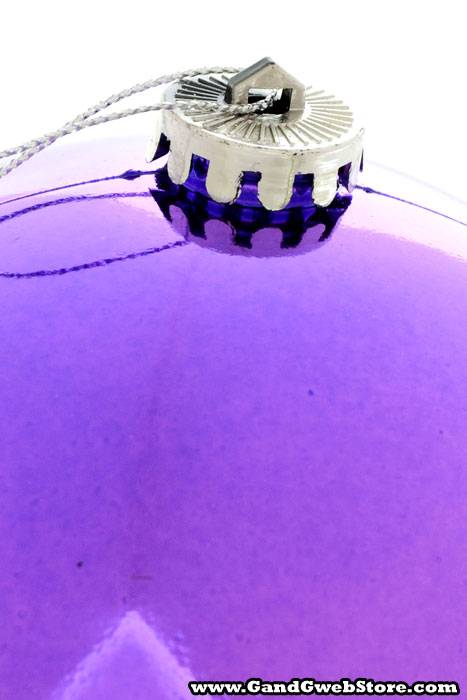 150mm Shiny Plastic Ball Purple