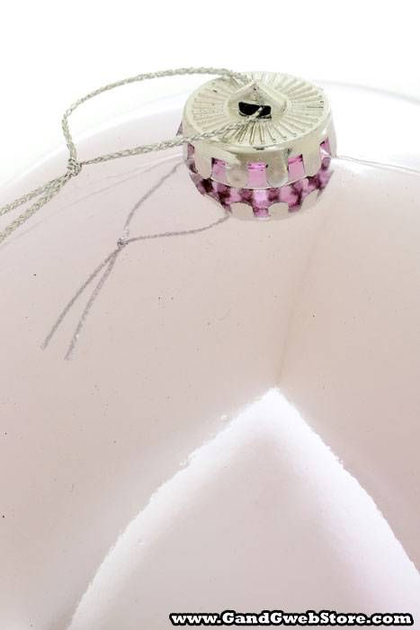 150mm Shiny Plastic Ball Light Pink