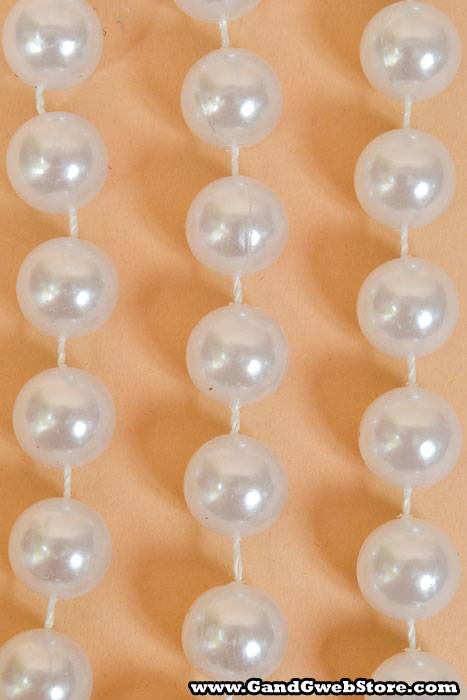 14mm X 8yds Pearl Garland White