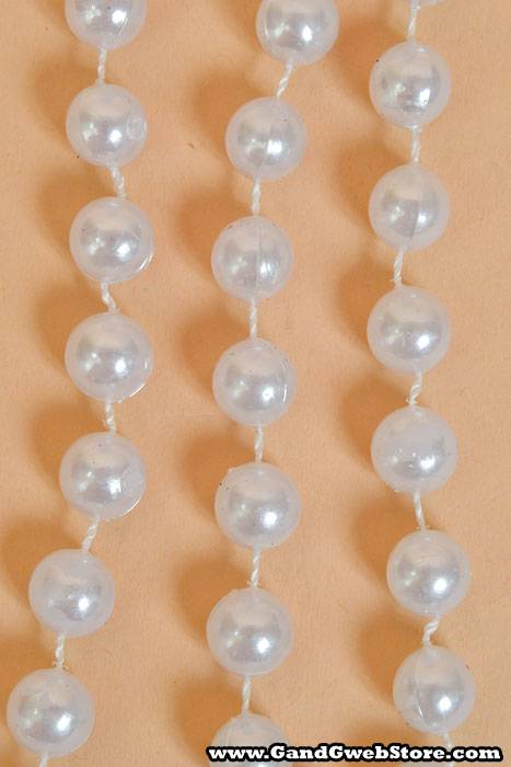 10mm X 15yds Pearl Garland White