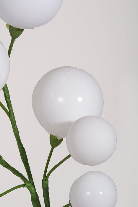 24" Shiny/Matte Ball Pick White