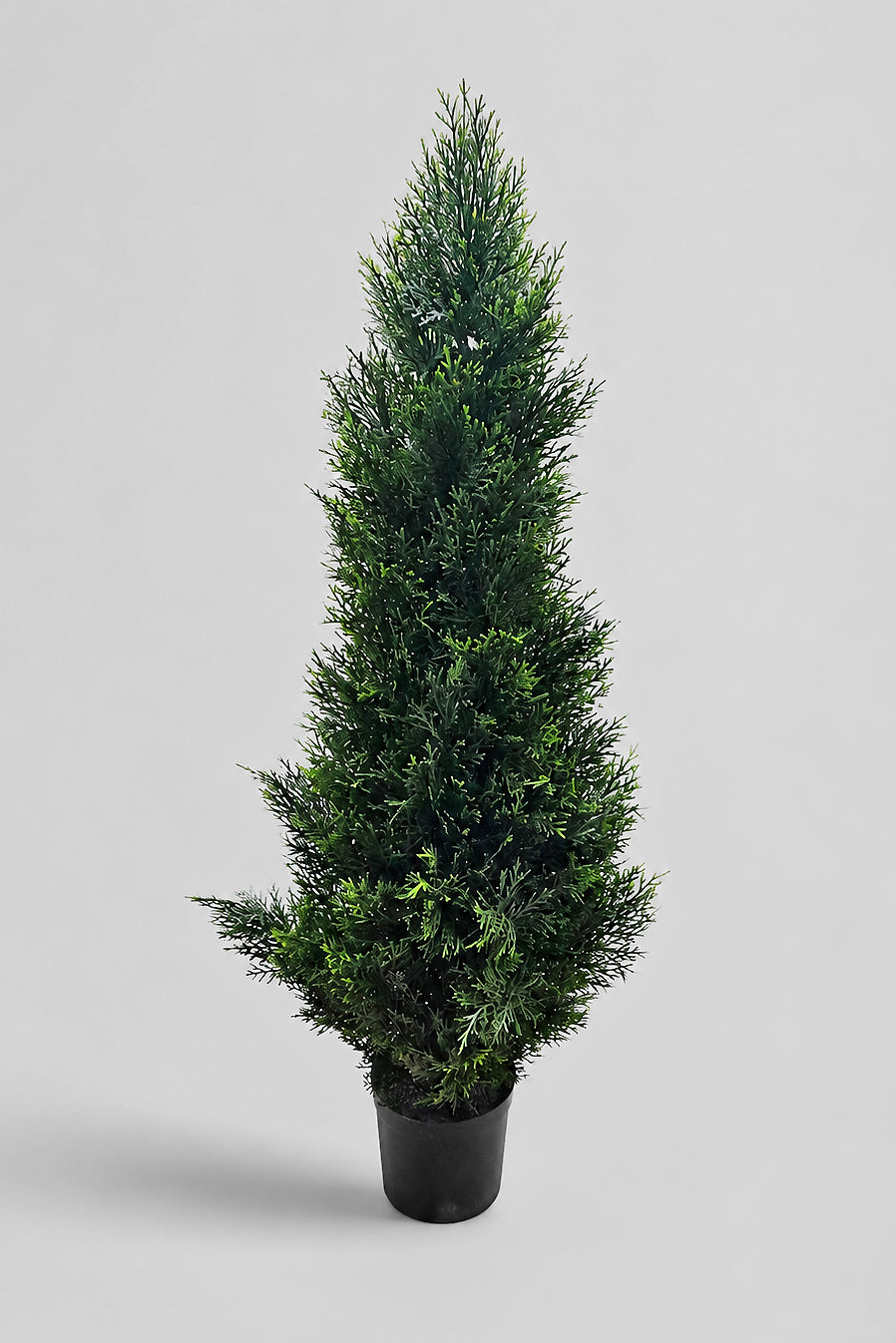 48" Uv Protected Cedar Topiary In Pot Green