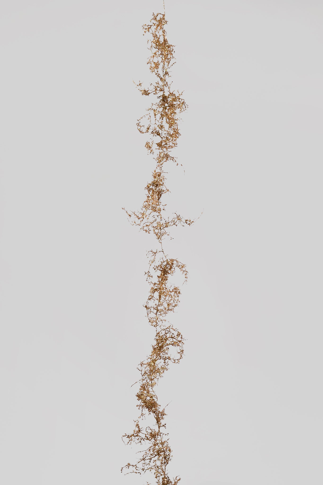 6Ft Glitter Sparkling Angel Fern Garland Platinum