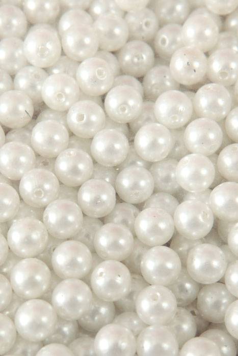12mm Abs Pearl Beads White Pkg(500g)