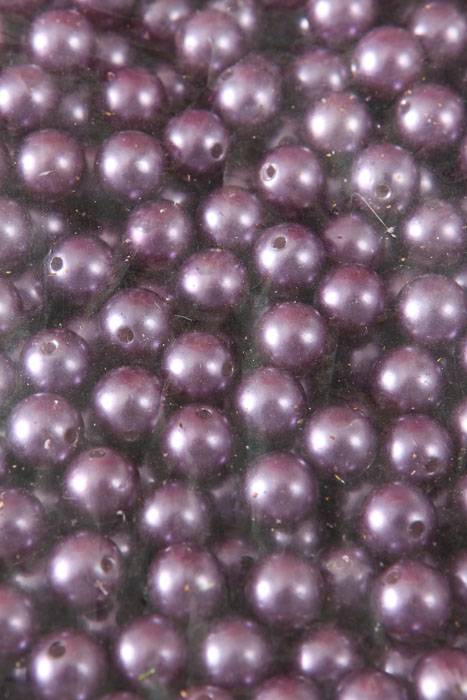 12mm Abs Pearl Beads Purple Pkg(500g)