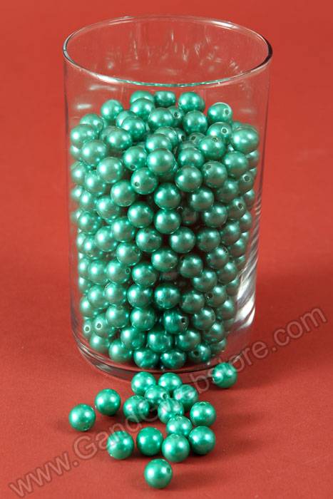 12mm Abs Pearl Beads Teal Pkg(500g)