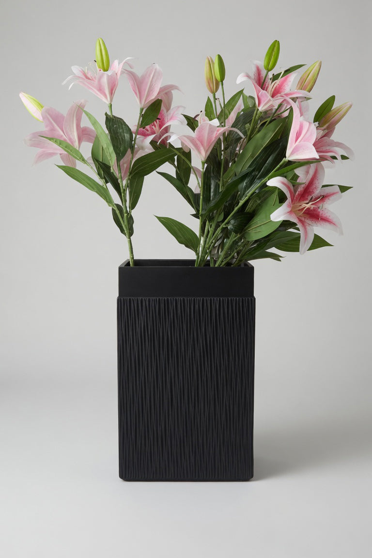 13" X 21.25" Square Pot Grey