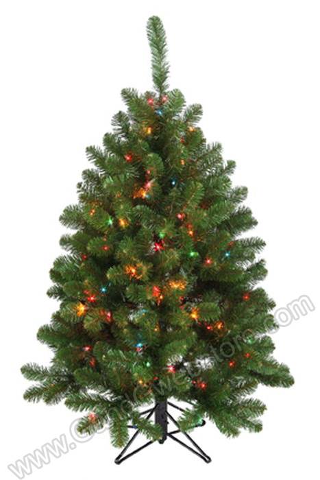 4.5ft Deluxe Oregon Fir Tree Green