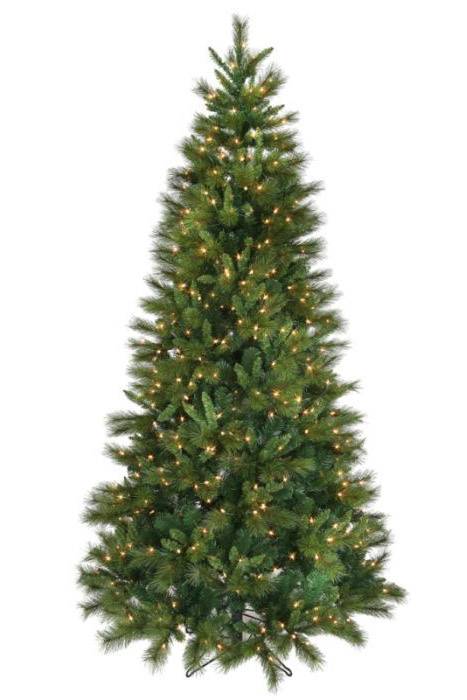 6.5ft Lit Belgium Mix Tree W/500 Lights Green