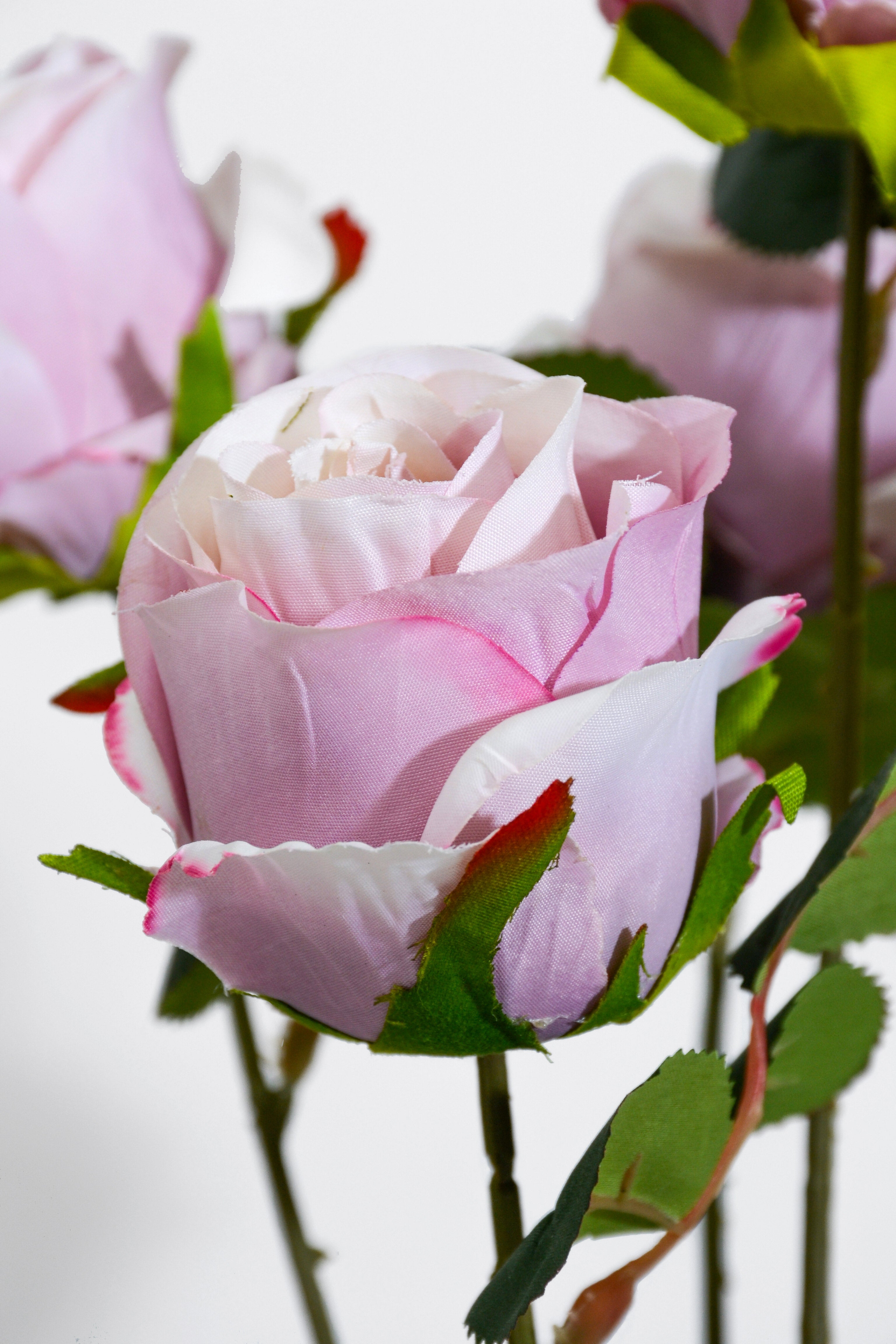 17.5" Silk Rose Bush Lavender