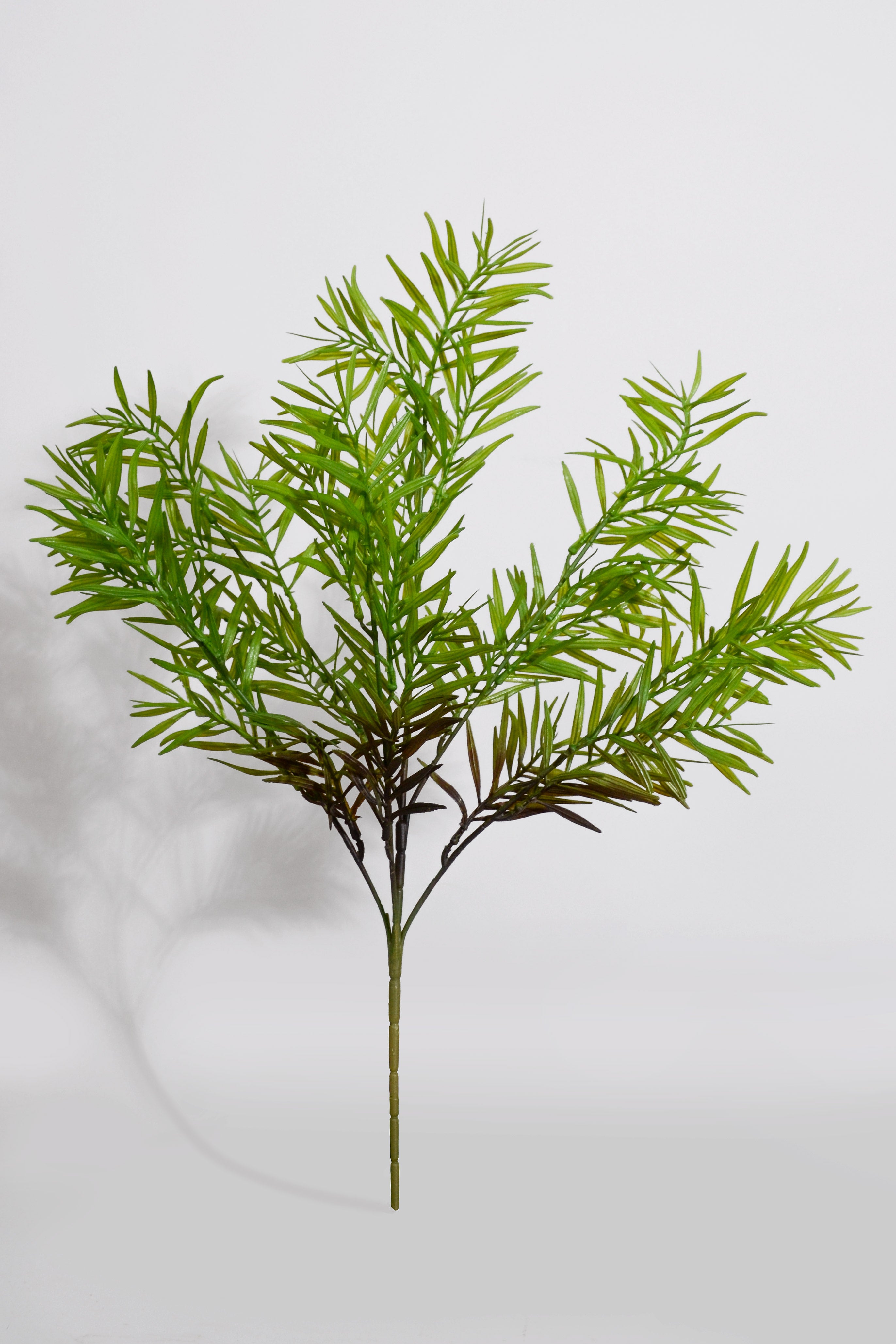 21" Uv Artificial Bamboo Leaf Bush Green