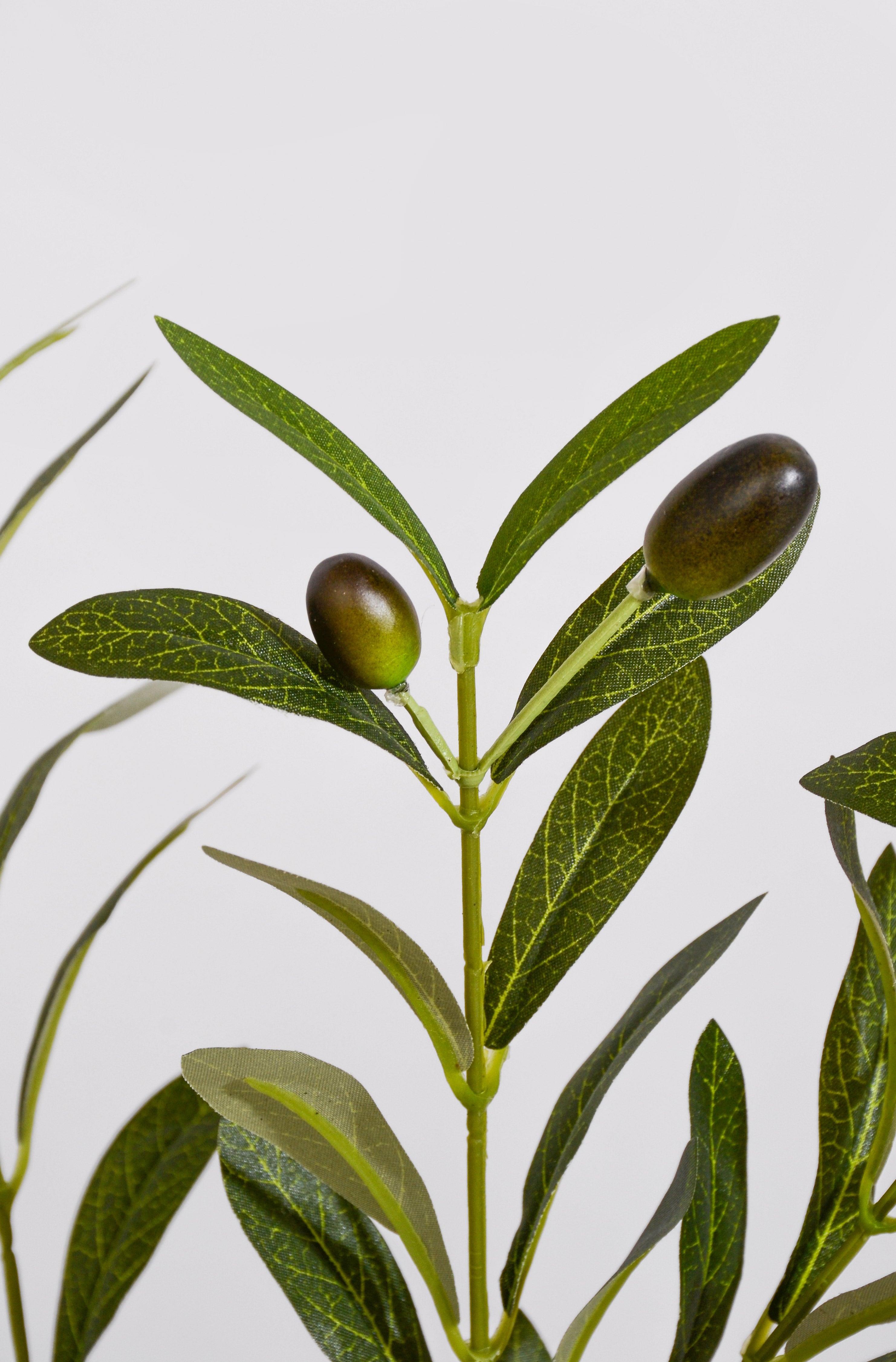 17.3" Artificial Olive Leaf Spray Green