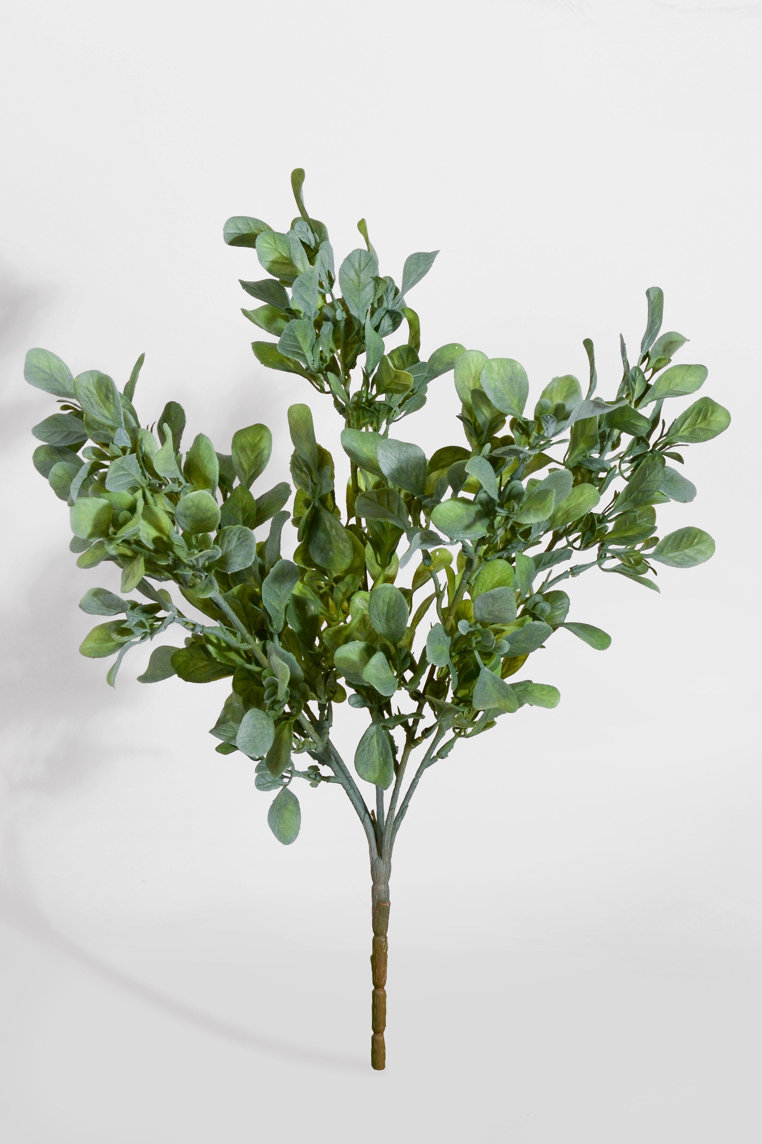 15.75" Uv Artificial Eucalyptus Bush Green
