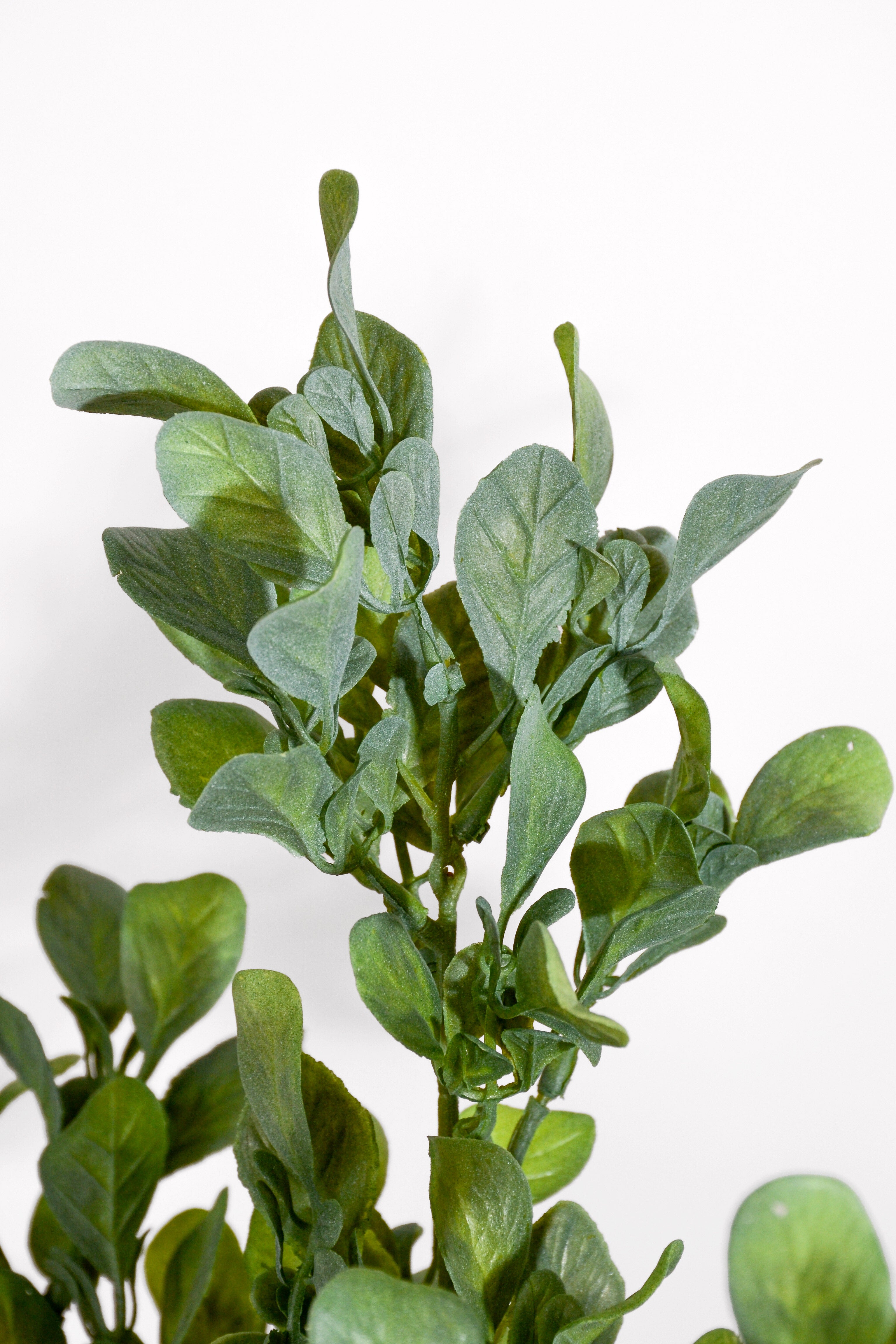 15.75" Uv Artificial Eucalyptus Bush Green