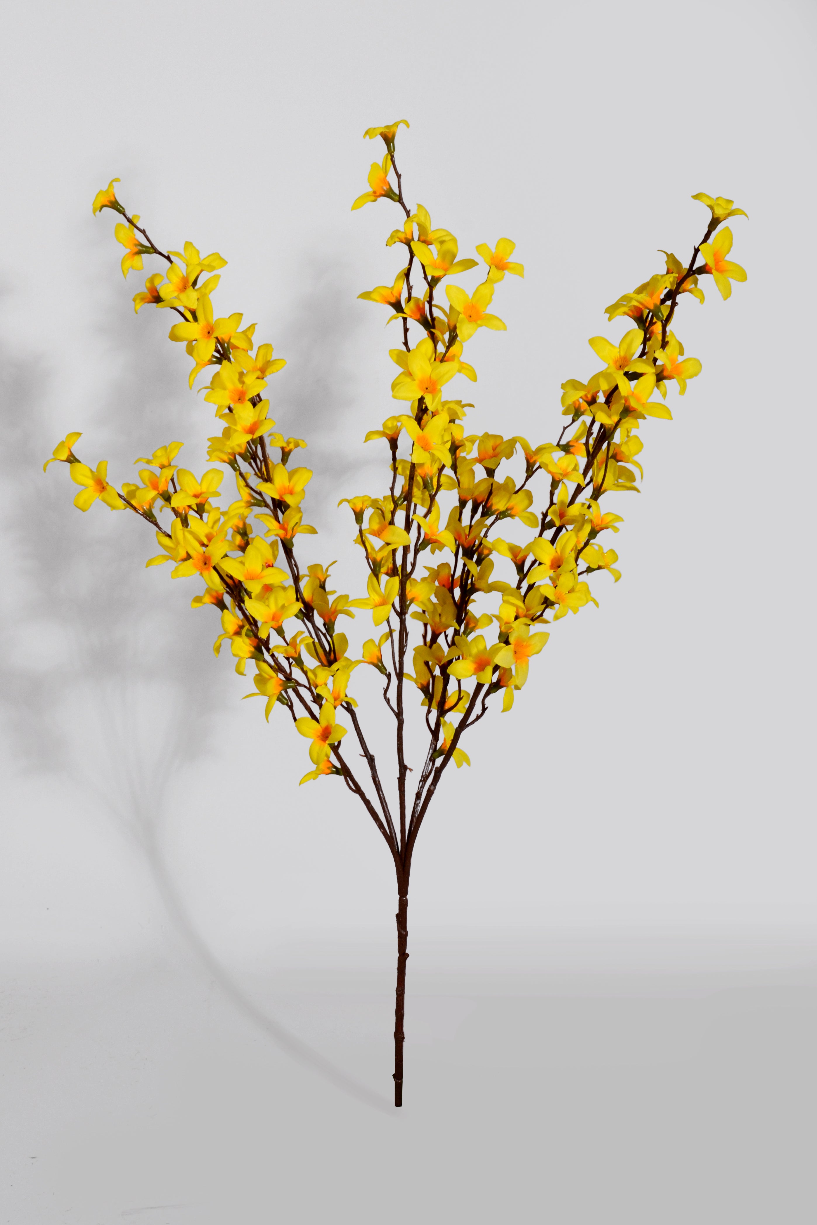 26" Artificial Forsythia Bush Yellow