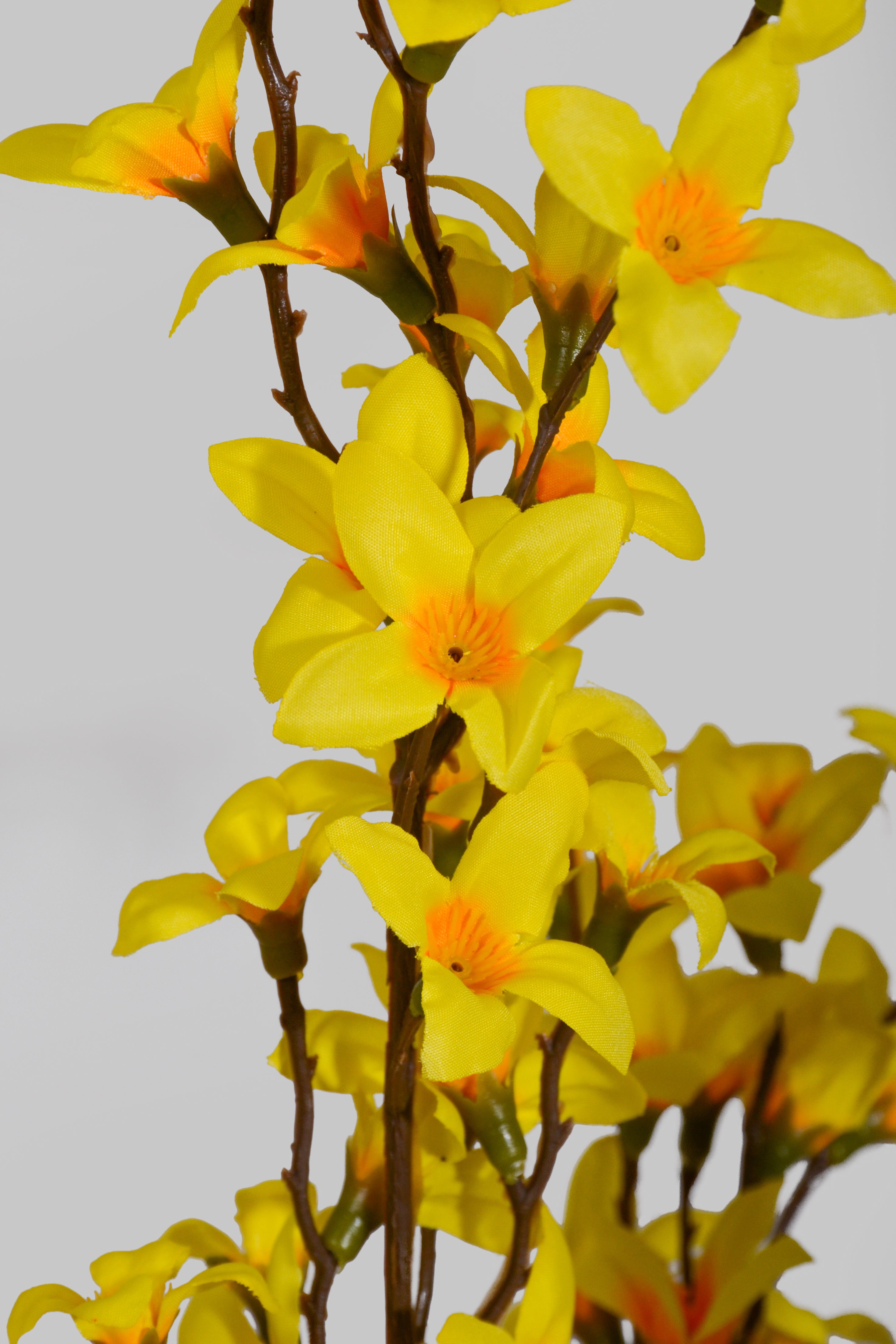 26" Artificial Forsythia Bush Yellow