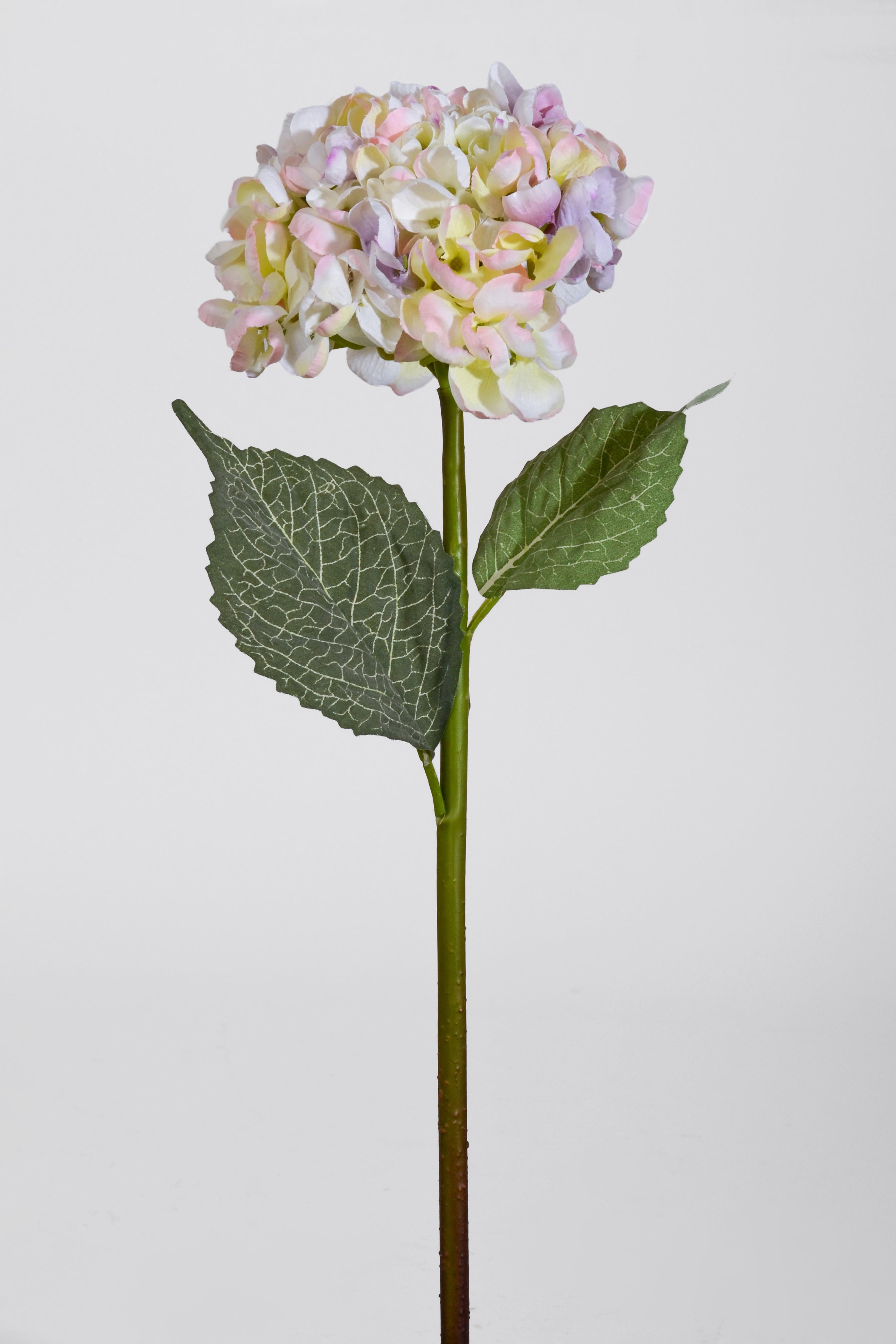 22" Silk Hydrangea Spray Pink