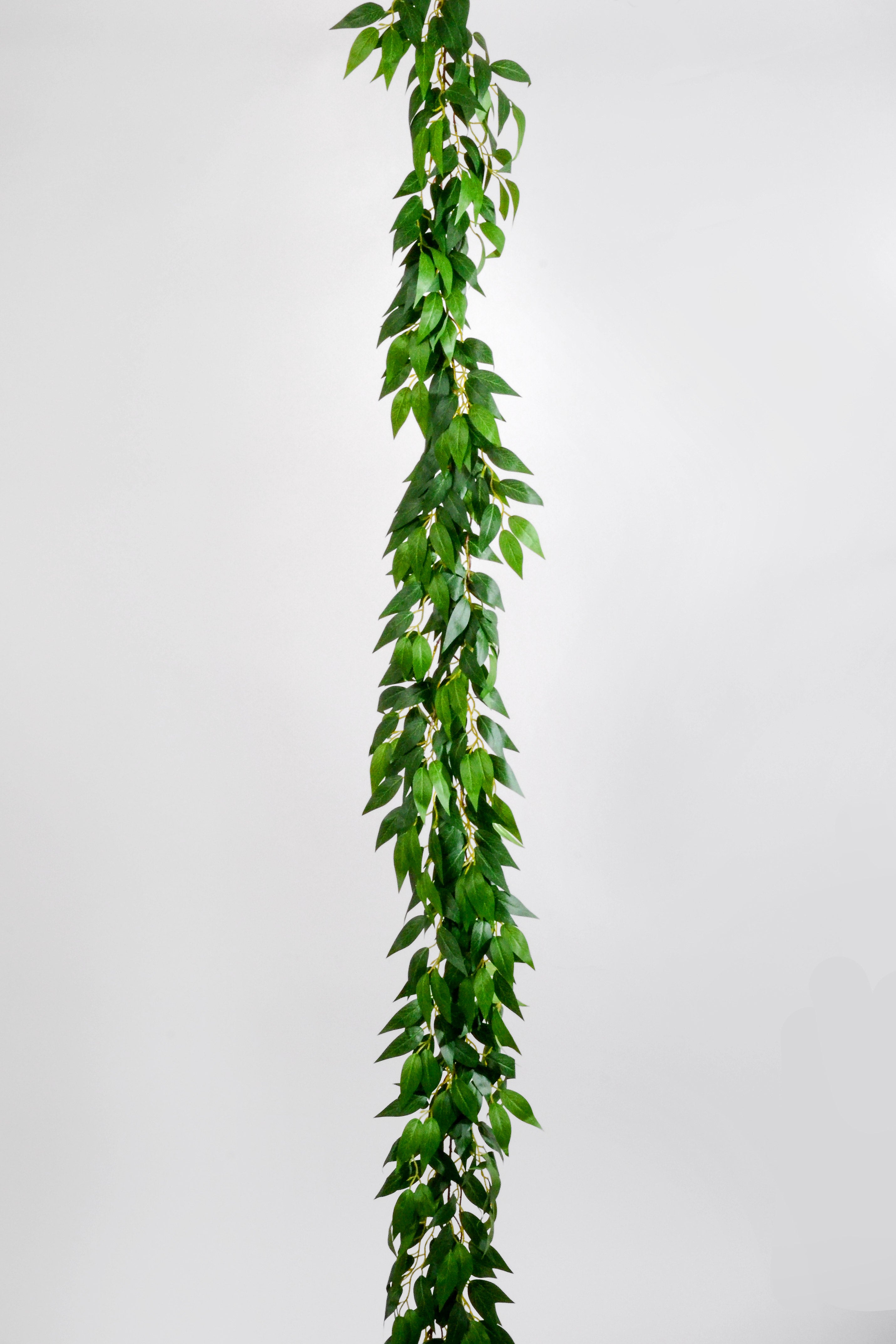 6Ft Artificial Smilax Leaf Garland Green
