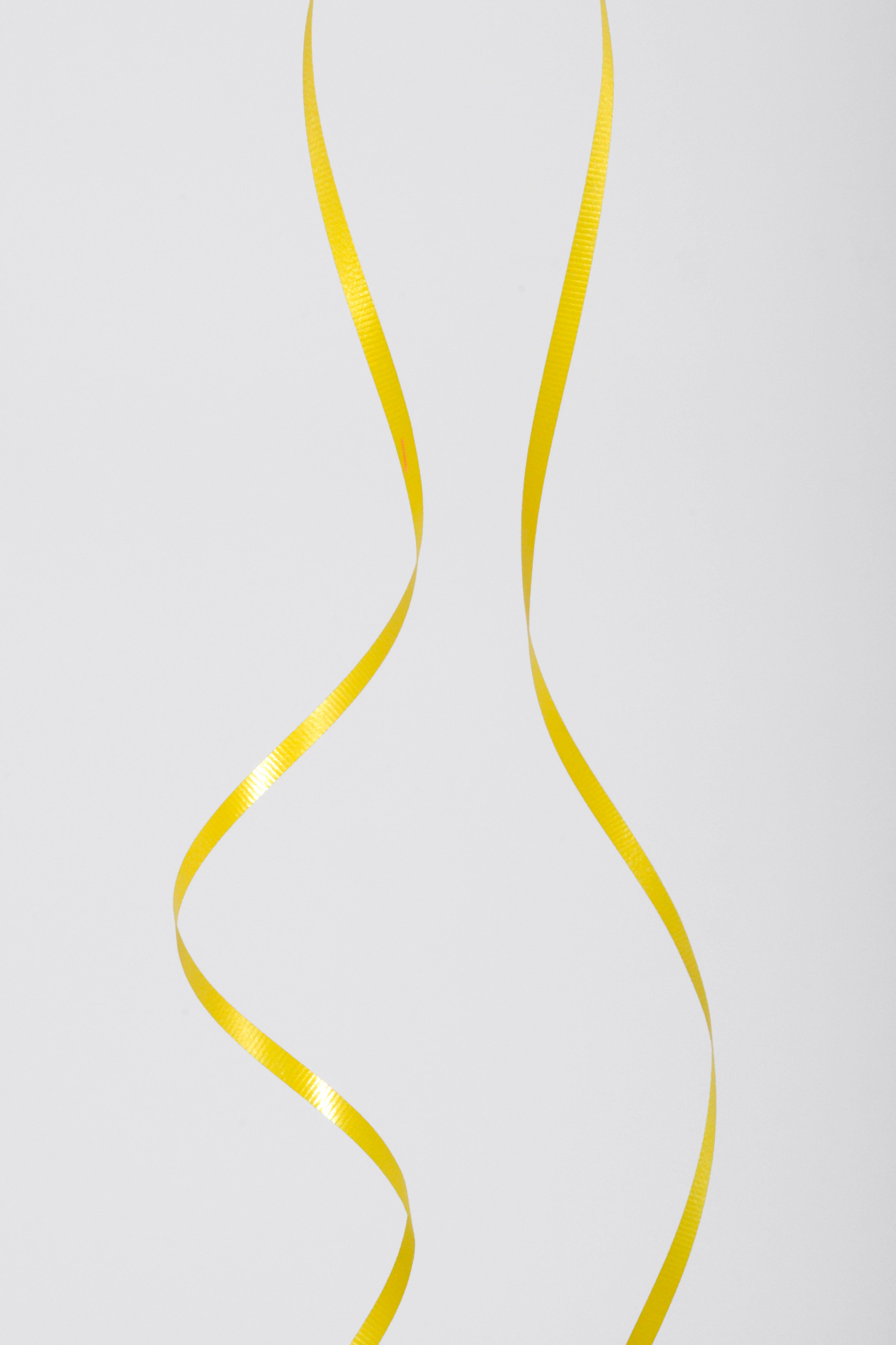 3/16" X 500Y Crimped Curling Ribbon Yellow
