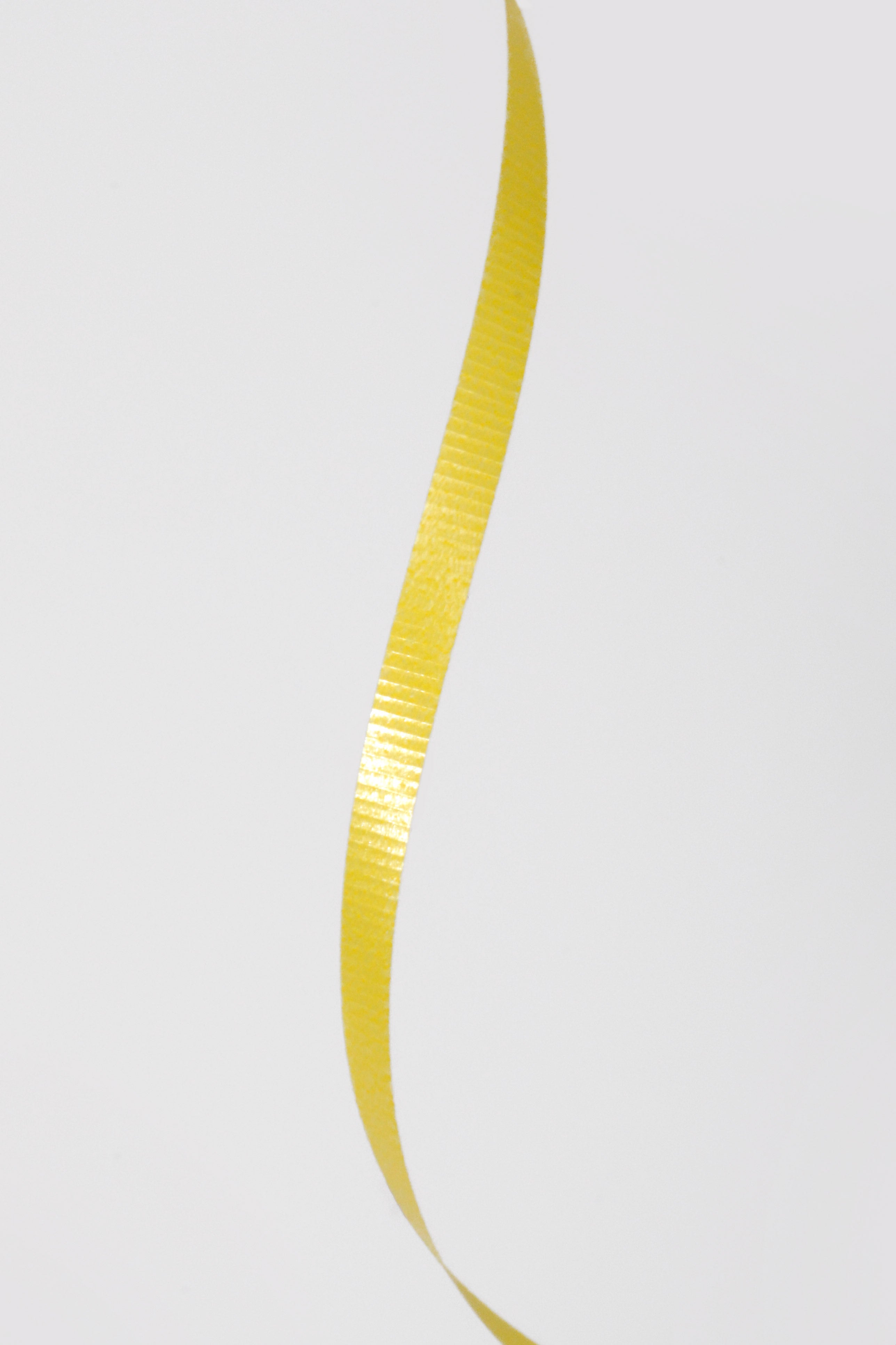 3/16" X 500Y Crimped Curling Ribbon Yellow