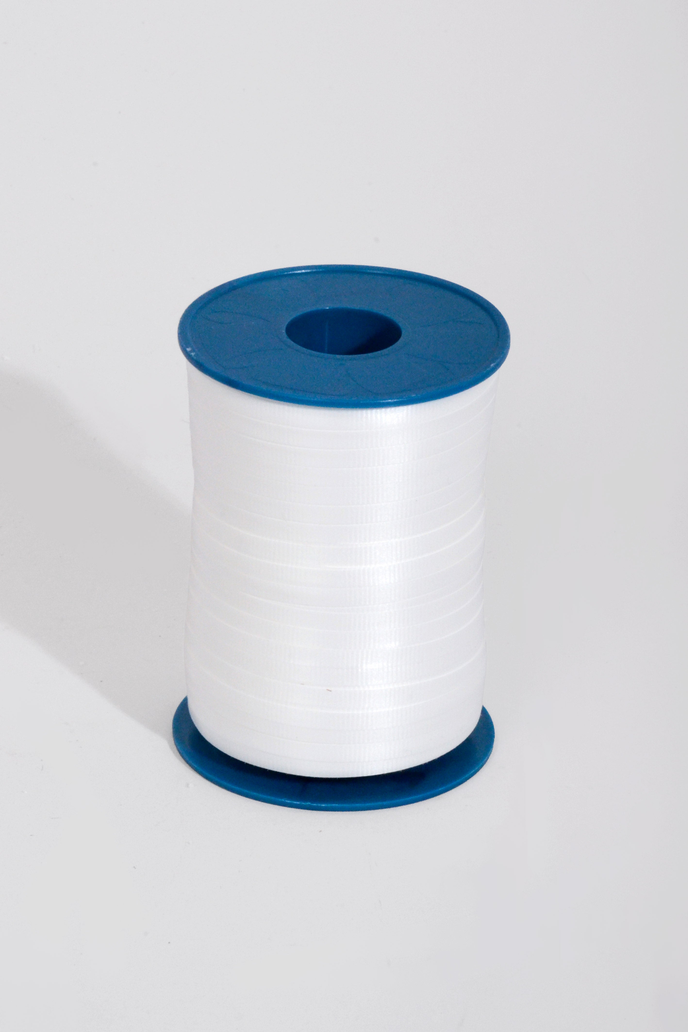 3/16" X 500Y Crimped Curling Ribbon White