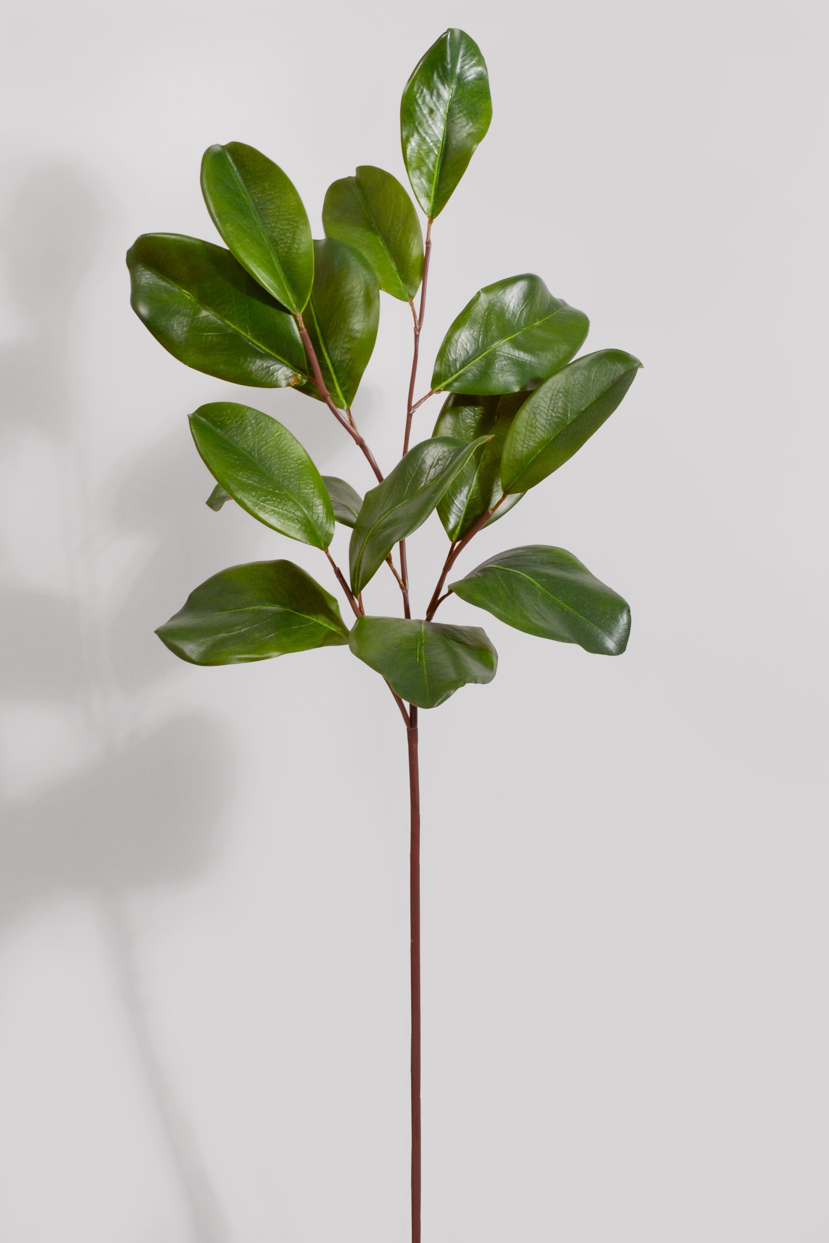 32" Artificial Magnolia Leaf Spray Green