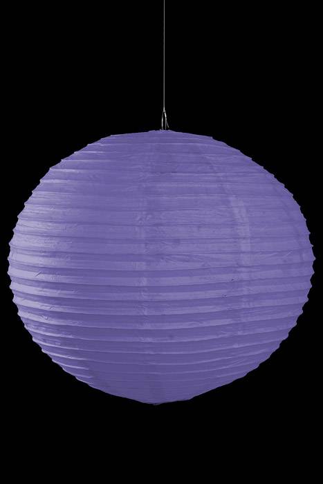 20" Round Paper Lantern Lavender
