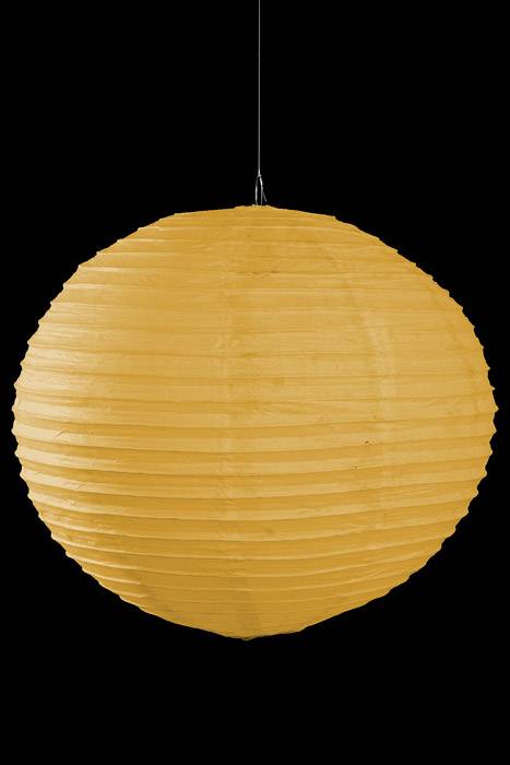 23" Round Paper Lantern Yellow