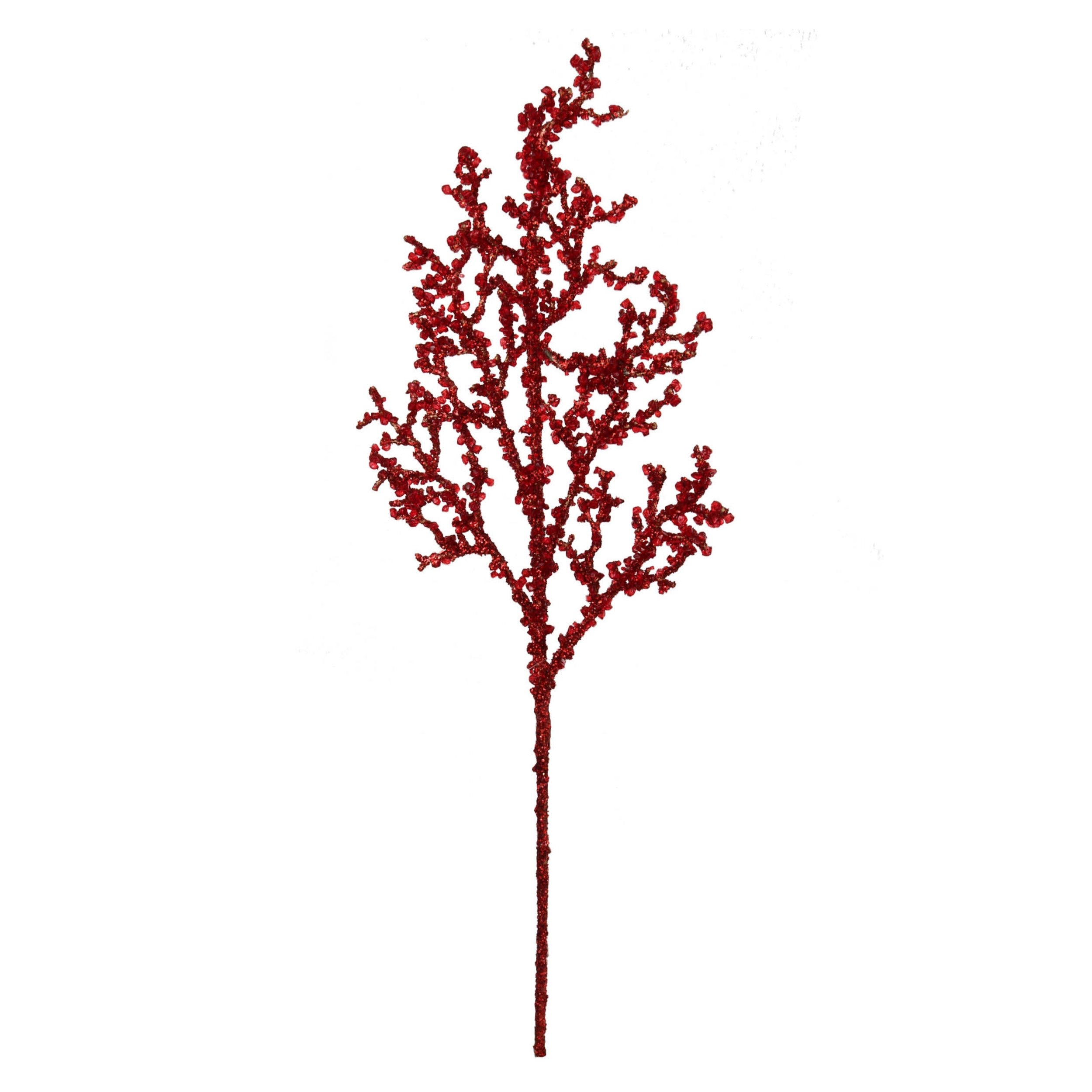 33" Iced Spray Red