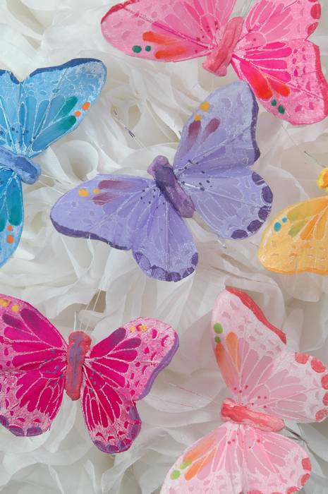 5" Butterfly Assorted Pkg/12