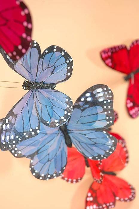 5" & 7" Artificial Butterfly Garland Assorted