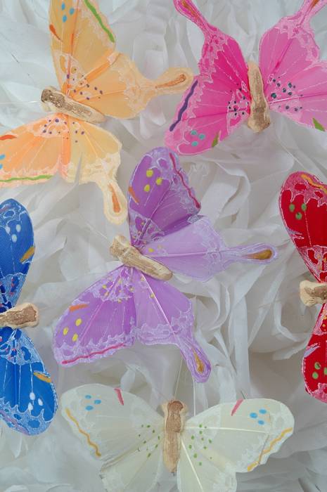 3" Butterfly Assorted Pkg/12