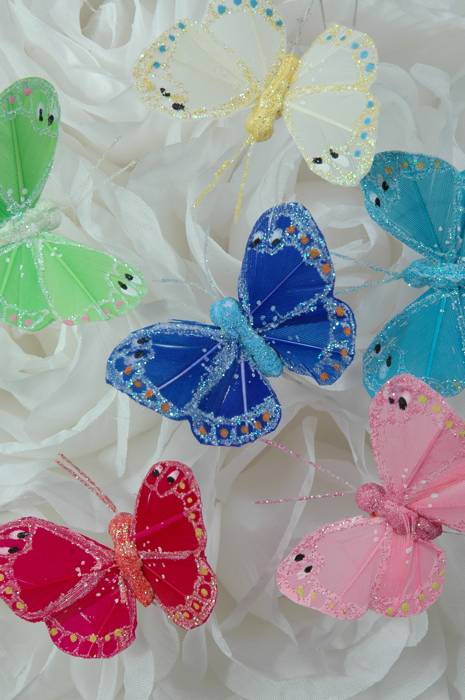 2" Butterfly Assorted Pkg/12