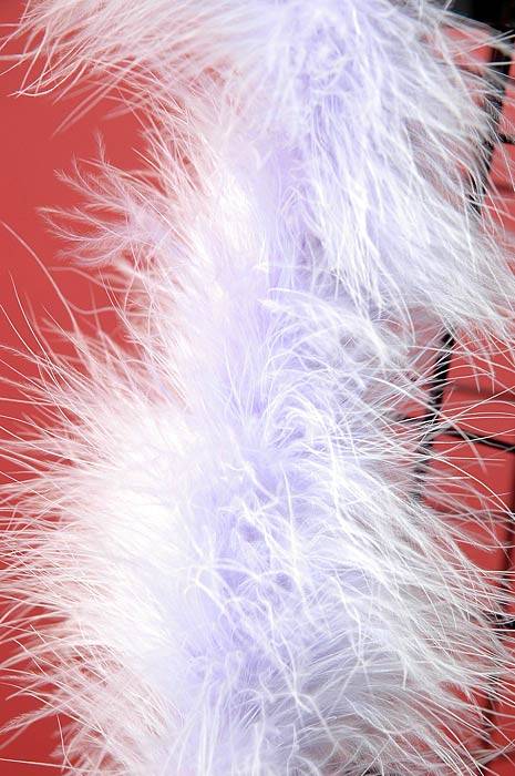 72" Feather Marabou Lavender Ea