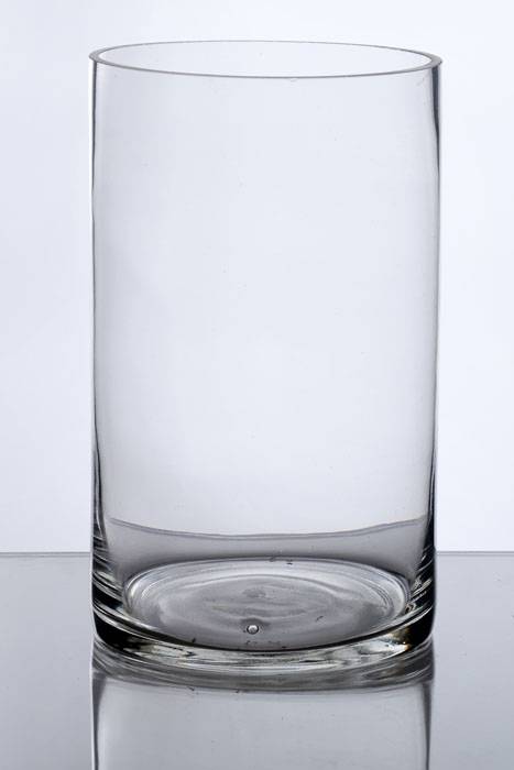 6" X 10" Cylinder Glass Vase Clear