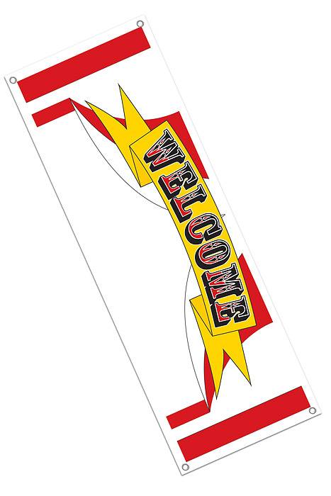 5ft Welcome Sign Banner