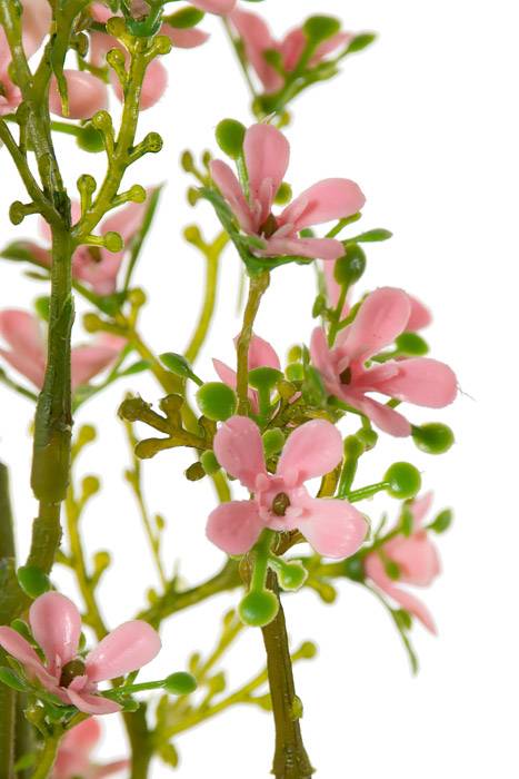 21.5" Mini Flower Bush Pink
