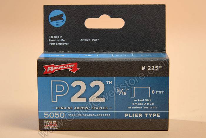 P22 5/16" Staples Pkg/5050