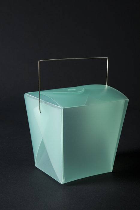 4" X 3.5" X 4" Favor Box Lime Pkg/12