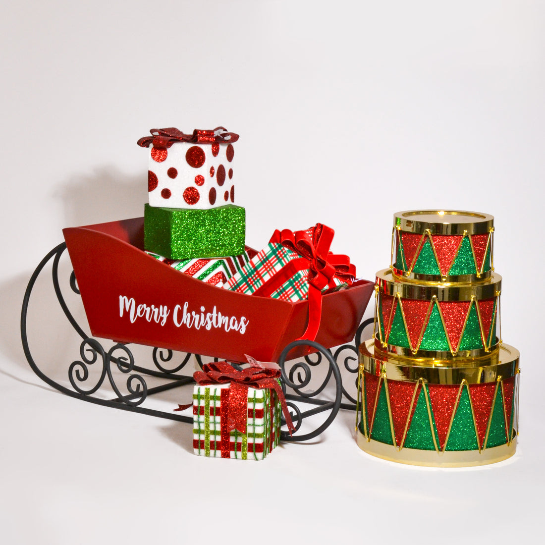 Presents, Sleighs & Drums